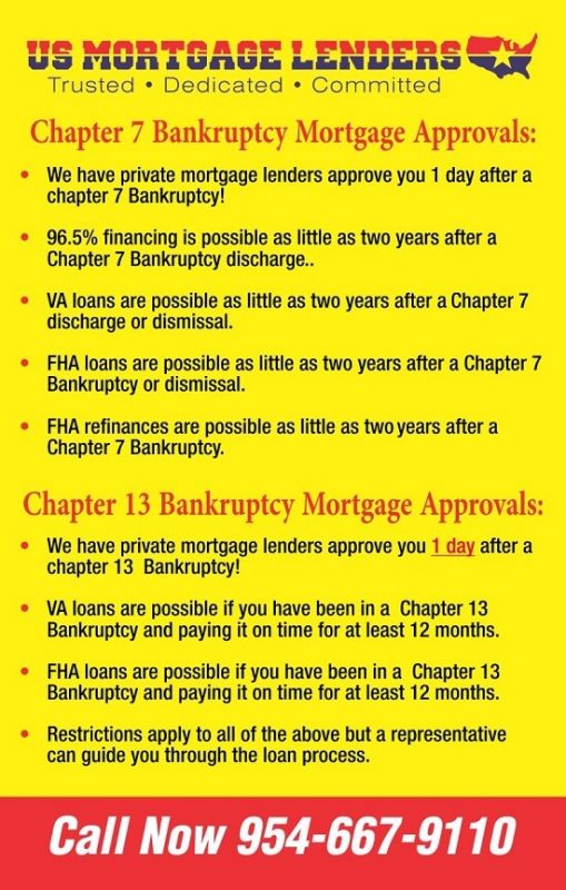Bankruptcy Mortgage Approvals